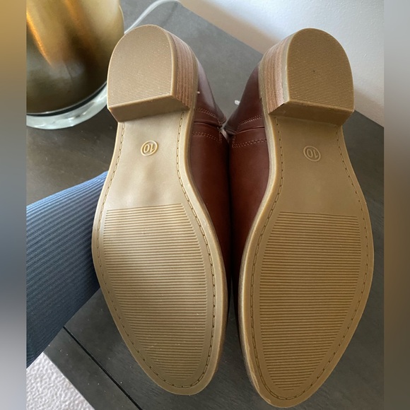 Universal Thread Women’s Brown Slip-on Ankle Booties - Sz 10 NEW - Picture 7 of 7